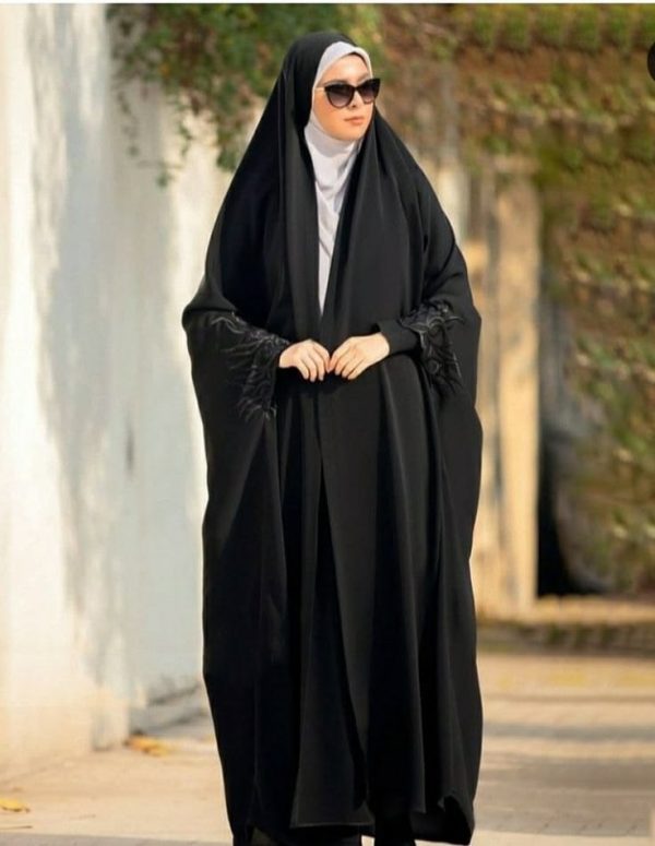 navy embroidered tunic set